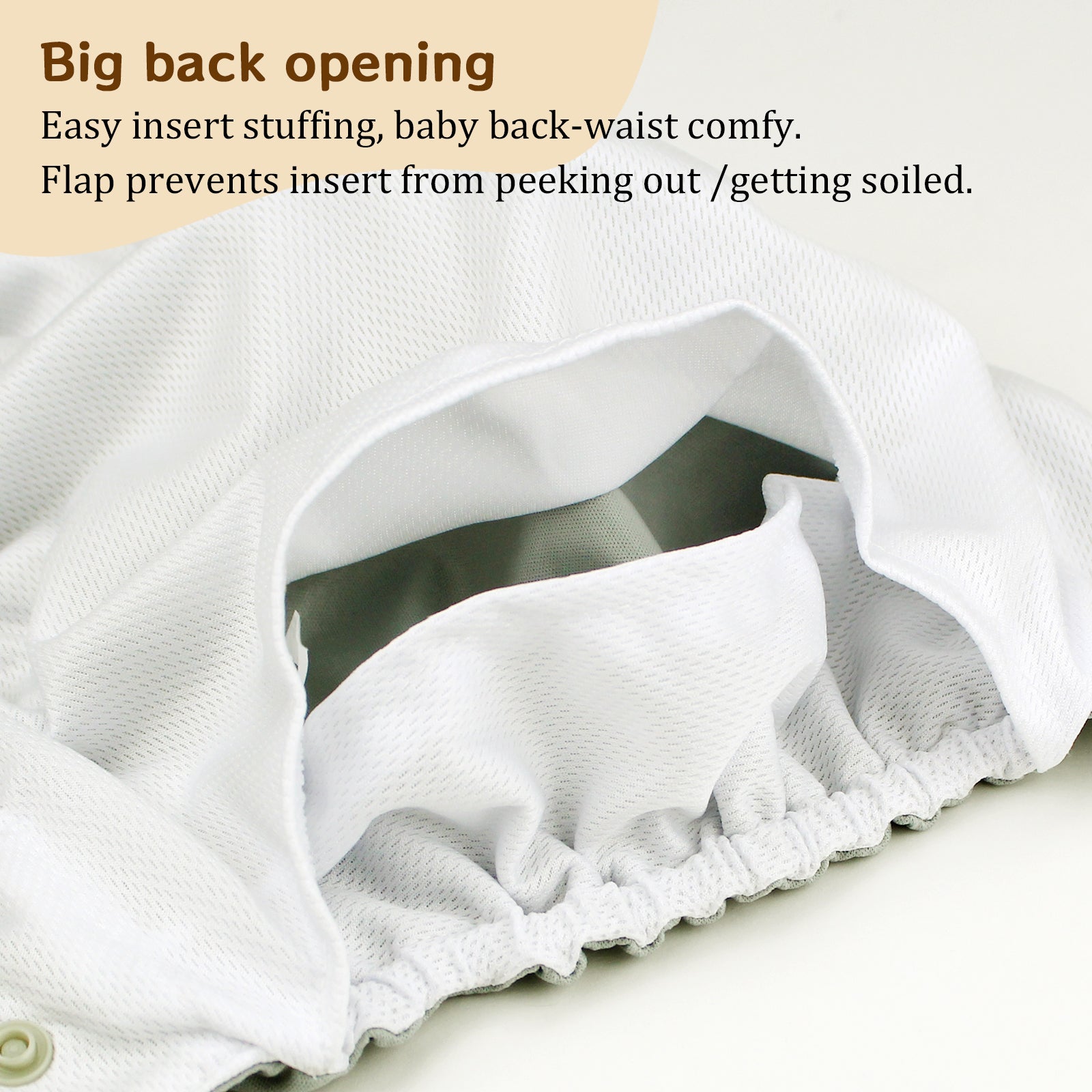 Pocket Diaper 3.0 - K3PSD53936U - Suede Cloth Lining – Mama Koala