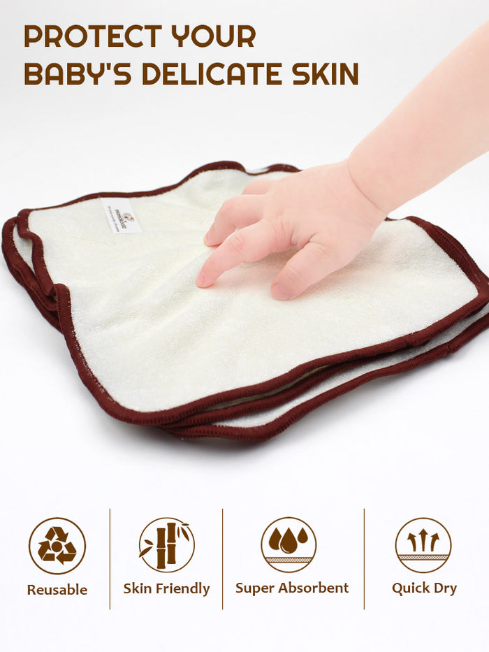 Reusable Bamboo Wipes with Travel Pod – Mama Koala