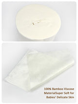Disposable Bamboo Diaper Liners for Cloth Diapers - 100 Sheets per Roll