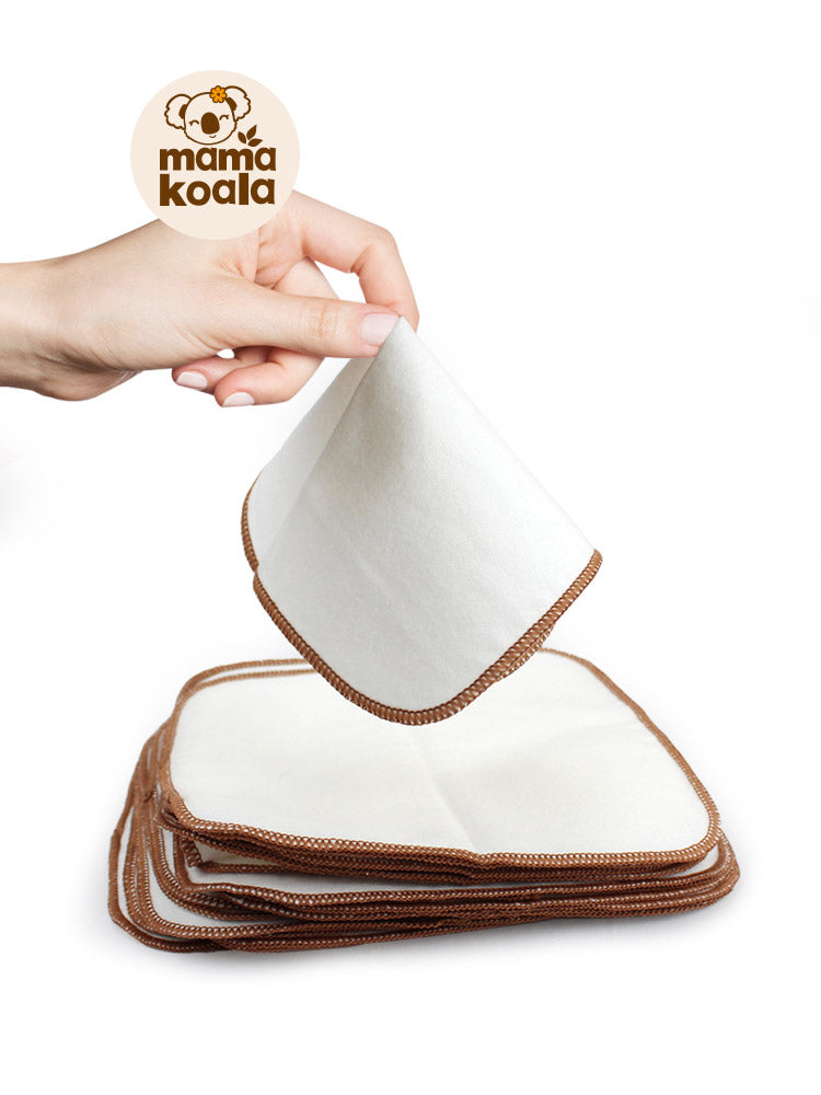 30 pcs Reusable Baby Wipes with a Travel Pod