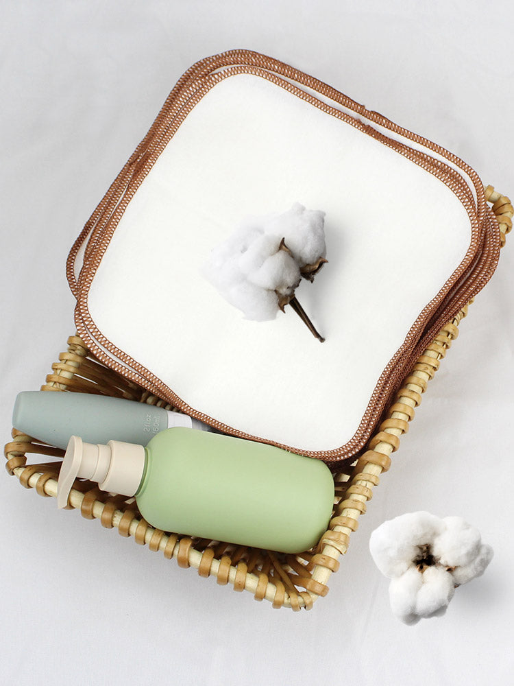 30 pcs Reusable Baby Wipes with a Travel Pod