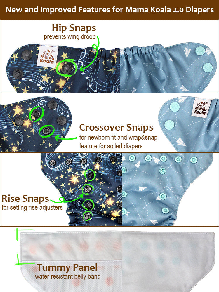 Pocket Diaper 2.0 - P2WD53932P - AWJ Lining – Mama Koala