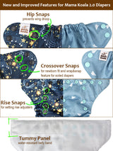 Mama Koala 2.0 - PDX6602P-S - Suede Cloth Lining