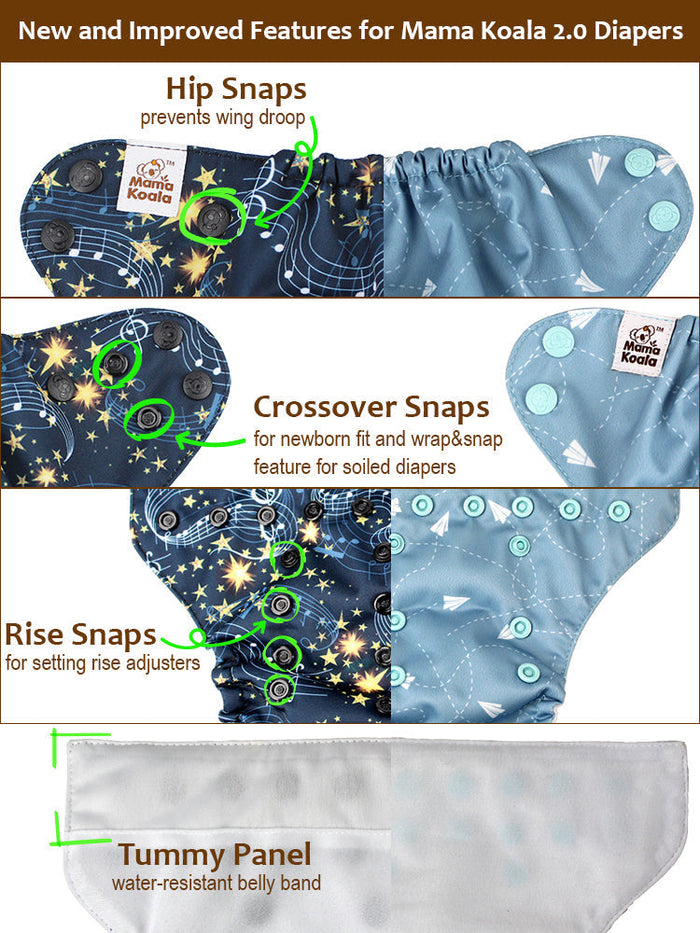 2児MAMA Mama Koala 2.0 - PD51918U-S - Suede Cloth Lining