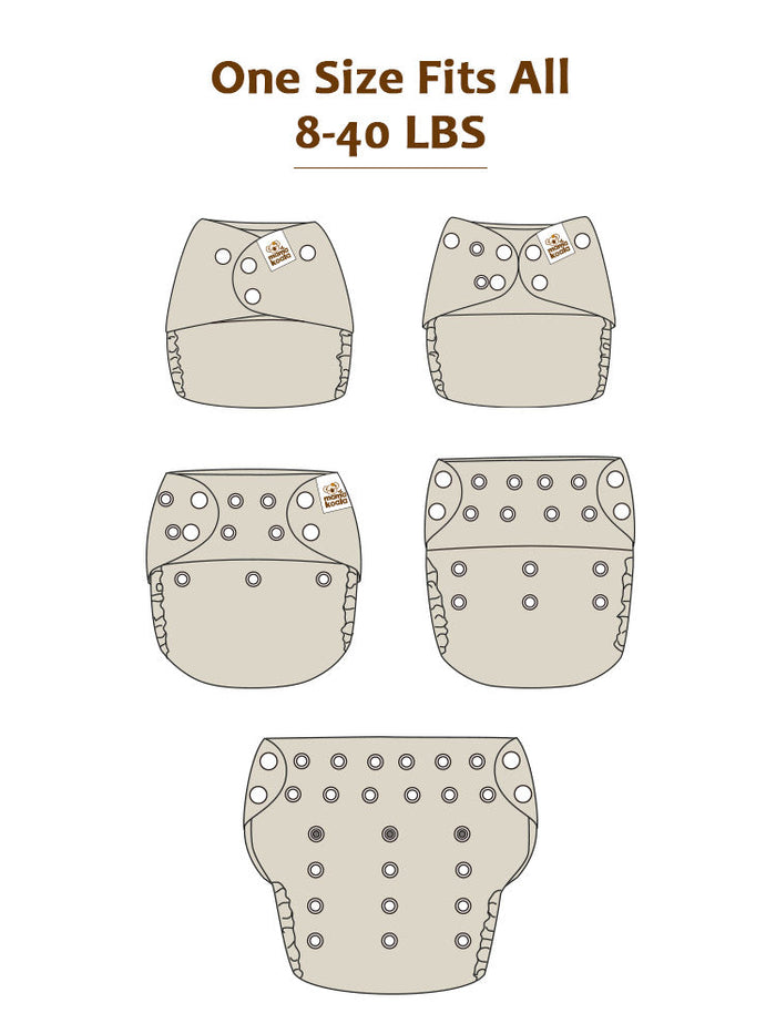mycloset.jp Mama Koala Cloth Diaper Cover - C2PD54901OR2Z - H&L Version