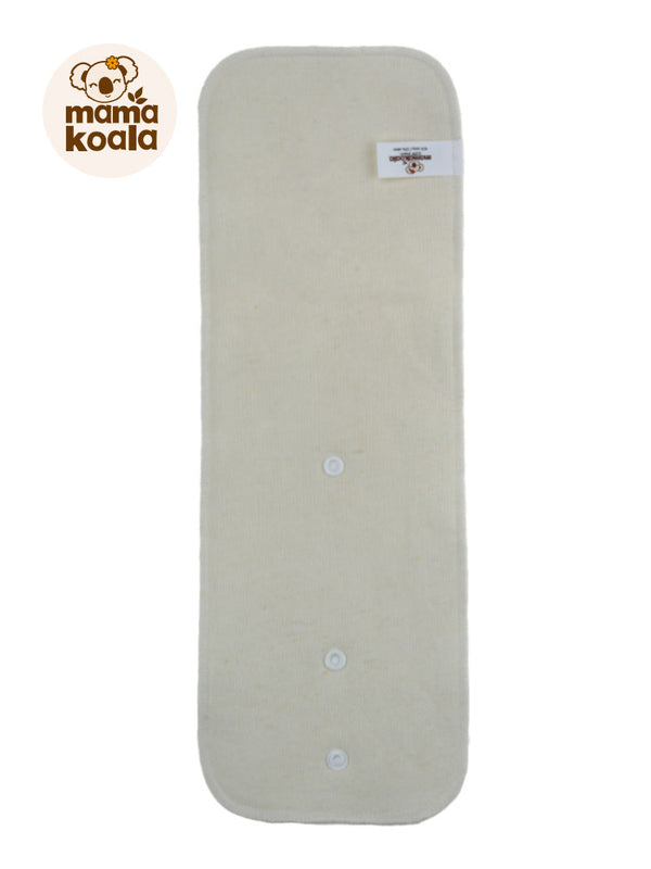 3-Layer Hemp Cotton Cloth Diaper Insert with Snaps